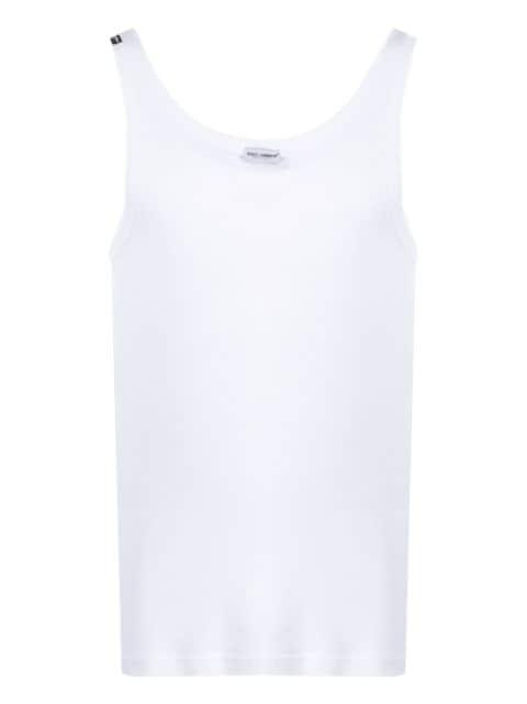 Marcello ribbed-knit tank top by DOLCE&GABBANA