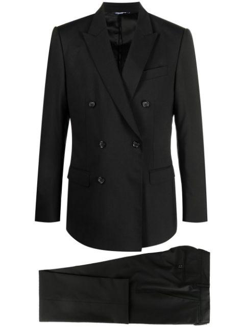 Martini-fit double-breasted suit by DOLCE&GABBANA