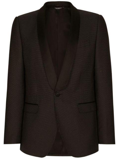 Martini-fit tuxedo suit by DOLCE&GABBANA