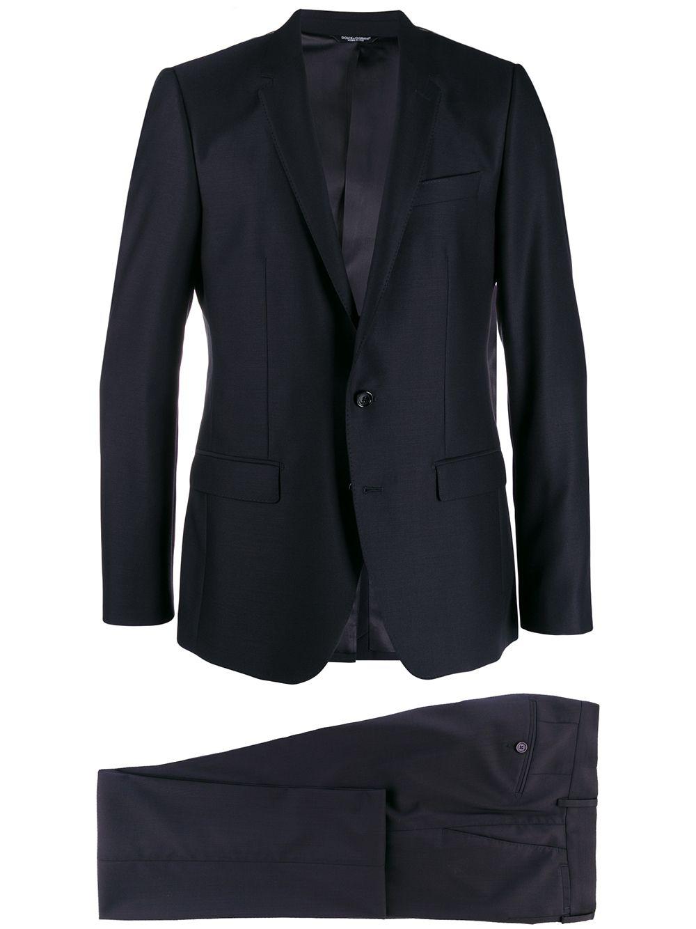 Martini-fit virgin wool suit by DOLCE&GABBANA