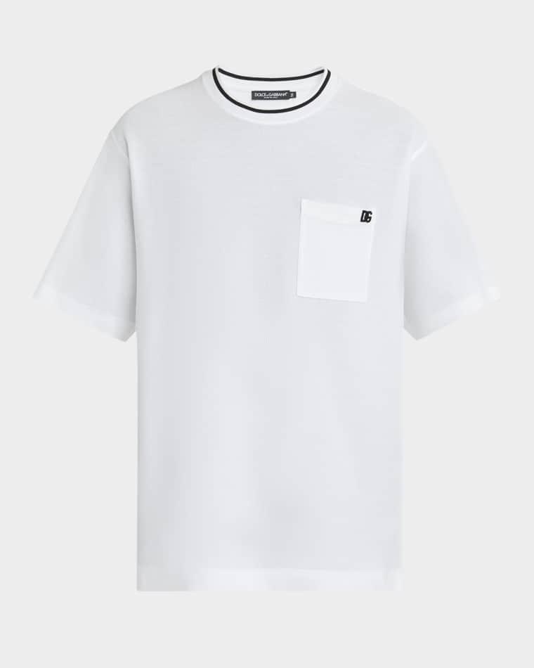 Men's Cotton DG-Pocket T-Shirt by DOLCE&GABBANA