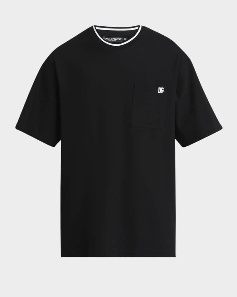 Men's Cotton DG-Pocket T-Shirt by DOLCE&GABBANA