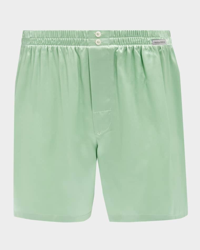 Men's Sporty Silk Boxer Shorts by DOLCE&GABBANA