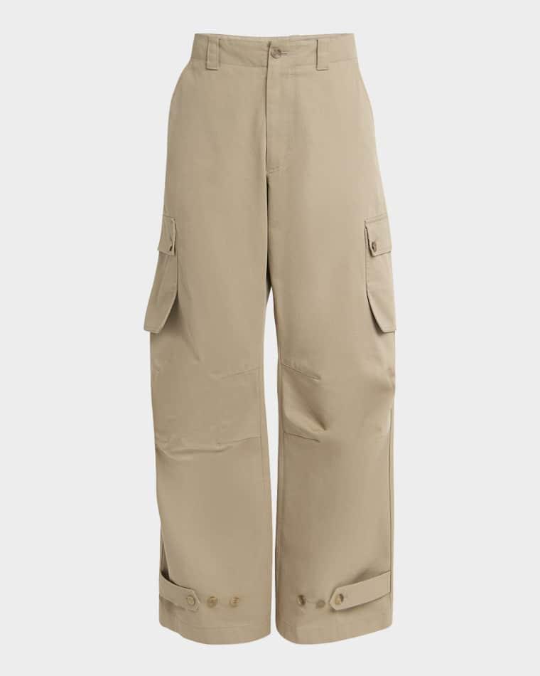 Men's Wide-Leg Cargo Pants by DOLCE&GABBANA