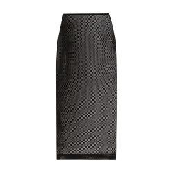 Mesh calf-length skirt by DOLCE&GABBANA