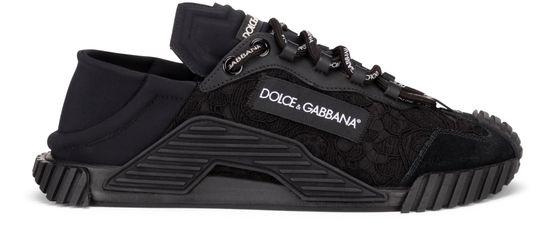 NS1 mixed-materials slip-on sneakers by DOLCE&GABBANA