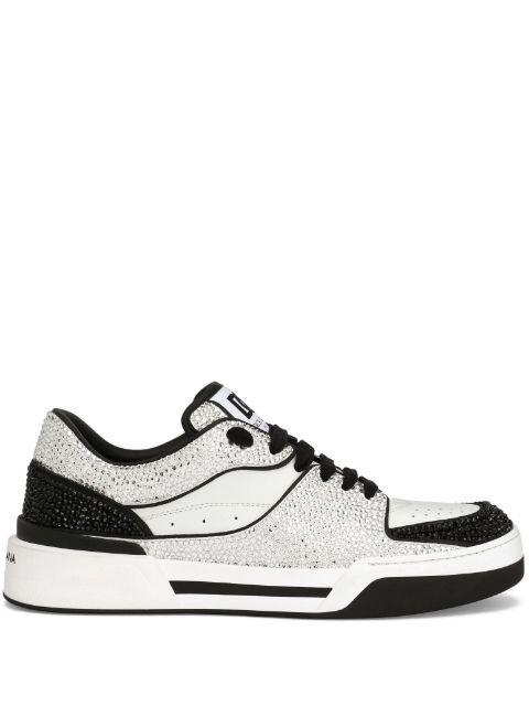 New Roma rhinestone-embellished sneakers by DOLCE&GABBANA