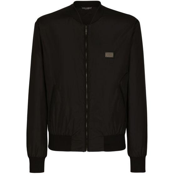 Nylon jacket with branded tag by DOLCE&GABBANA