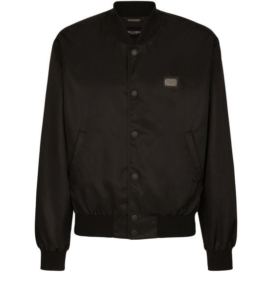 Nylon jacket with branded tag by DOLCE&GABBANA