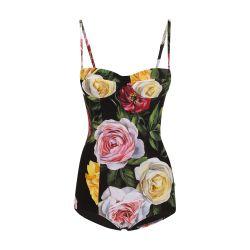 One-piece swimsuit with print by DOLCE&GABBANA