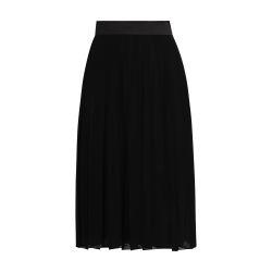 Pleated chiffon midi circle skirt by DOLCE&GABBANA