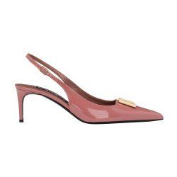 Polished calfskin slingbacks by DOLCE&GABBANA