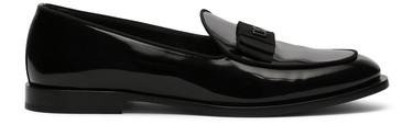 Polished calfskin slippers by DOLCE&GABBANA