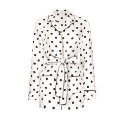 Polka-dot long-sleeved pajama shirt by DOLCE&GABBANA