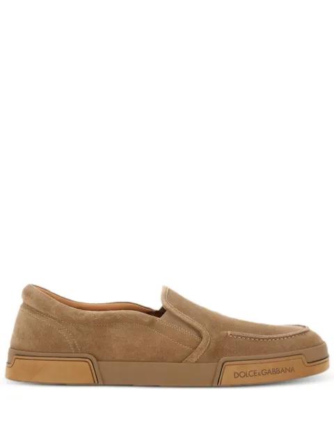 Portofino Yacht suede slip-on sneakers by DOLCE&GABBANA
