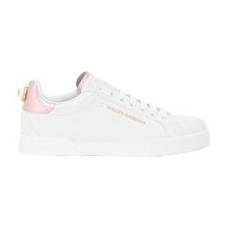 Portofino calfskin nappa sneakers with lettering by DOLCE&GABBANA