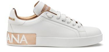 Portofino calfskin sneakers by DOLCE&GABBANA