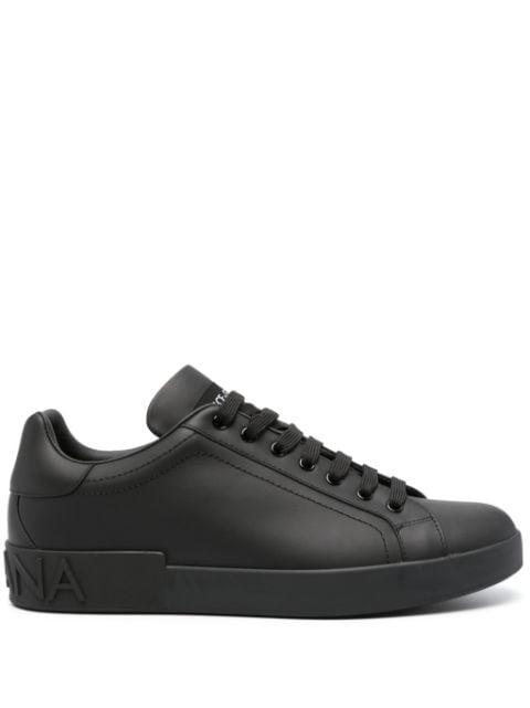 Portofino leather sneakers by DOLCE&GABBANA