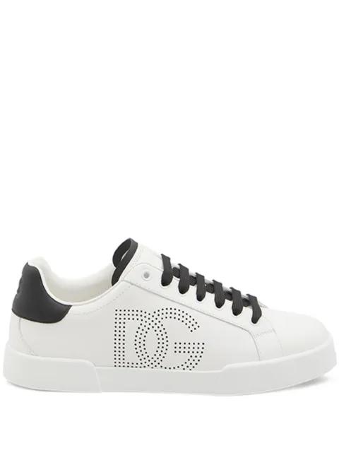 Portofino leather sneakers by DOLCE&GABBANA
