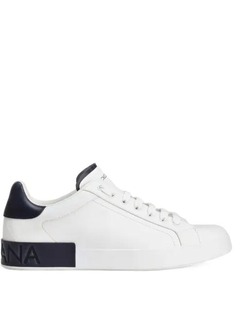 Portofino logo-debossed sneakers by DOLCE&GABBANA
