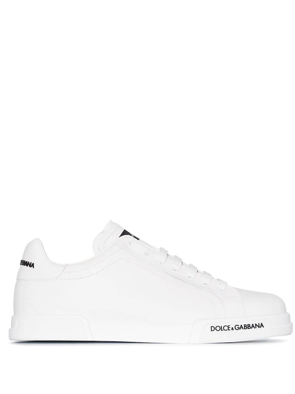 Portofino logo-detail sneakers by DOLCE&GABBANA