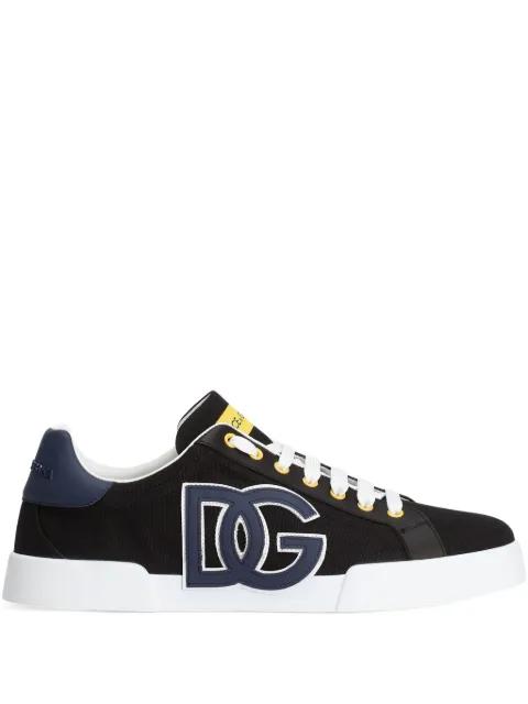 Portofino logo-embellished low-top sneakers by DOLCE&GABBANA