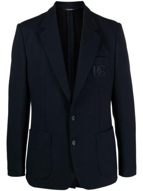 Portofino logo-embroidered blazer by DOLCE&GABBANA