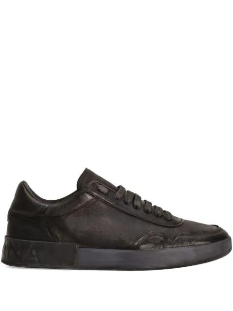 Portofino perforated-detailing sneakers by DOLCE&GABBANA