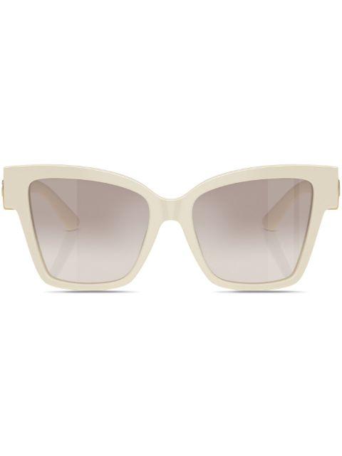 Precious square-frame sunglasses by DOLCE&GABBANA
