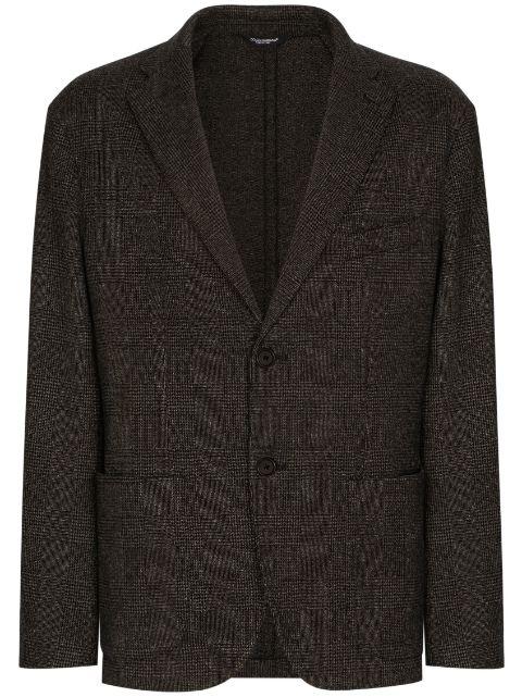 Prince of Wales check pattern blazer by DOLCE&GABBANA