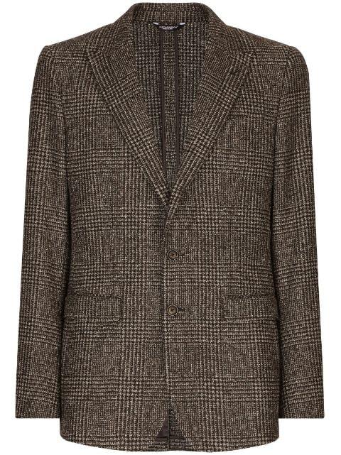 Prince of Wales single-breasted blazer by DOLCE&GABBANA