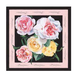 Print silk twill scarf (50x50) by DOLCE&GABBANA