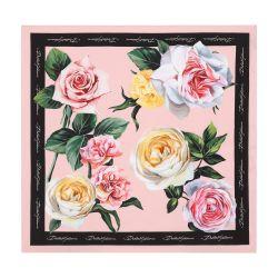 Print silk twill scarf (70x70) by DOLCE&GABBANA