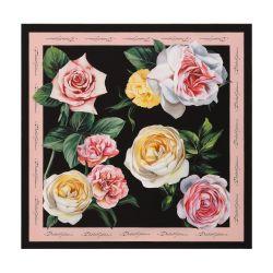 Print silk twill scarf (70x70) by DOLCE&GABBANA