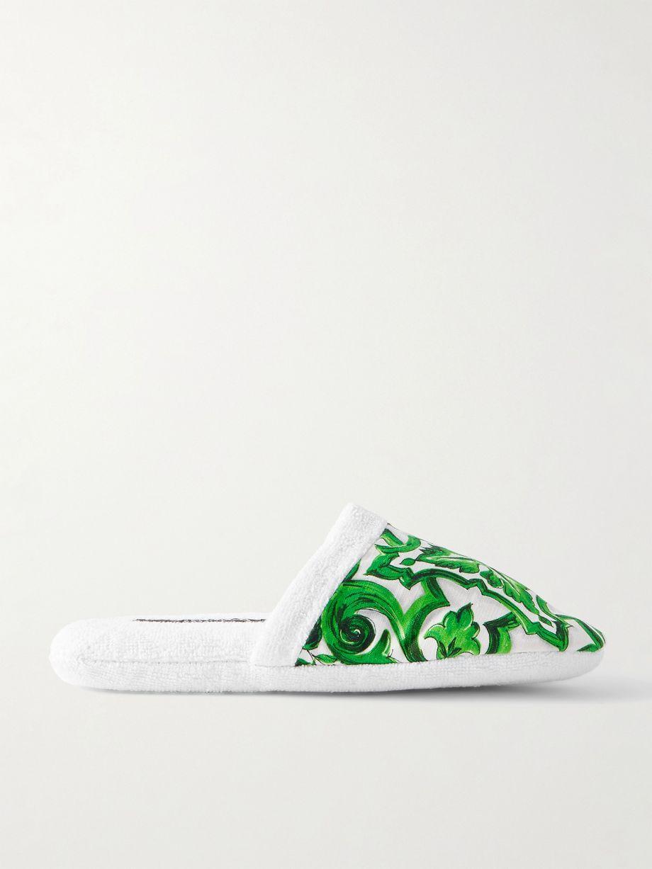 Printed cotton slippers by DOLCE&GABBANA