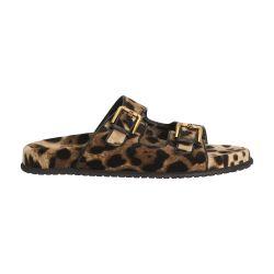 Printed velvet sliders by DOLCE&GABBANA
