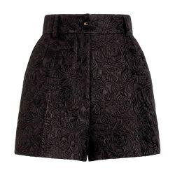 Quilted floral jacquard shorts by DOLCE&GABBANA