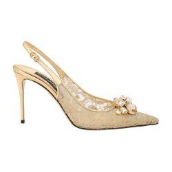 Rainbow lace slingbacks by DOLCE&GABBANA