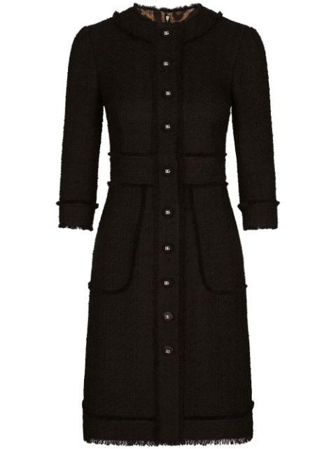 Raschel tweed midi dress by DOLCE&GABBANA