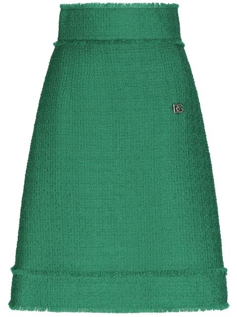 Raschel tweed midi skirt by DOLCE&GABBANA