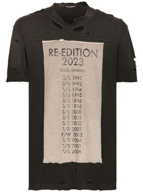 Re-Edition 2023 print T-shirt by DOLCE&GABBANA