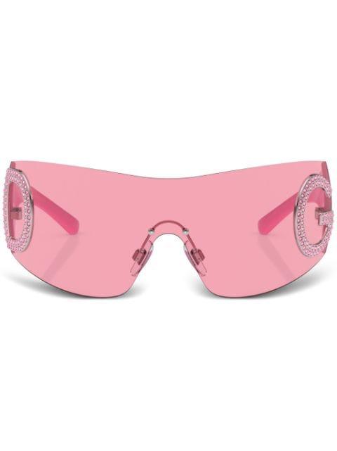 Re-Edition shield-frame sunglasses by DOLCE&GABBANA