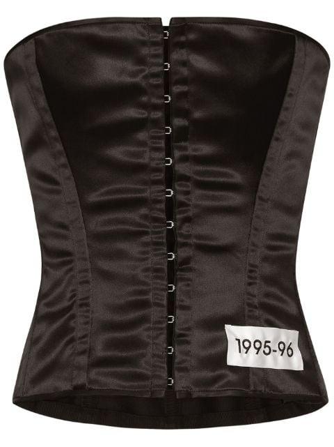Re-Edition sleeveless bustier top by DOLCE&GABBANA