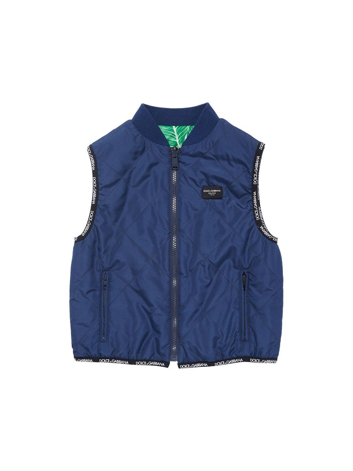 Reversible Quilted Puffer Vest by DOLCE&GABBANA