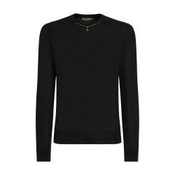 Round-neck cashmere sweater by DOLCE&GABBANA