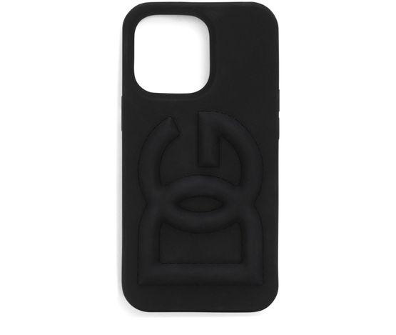 Rubber DG Logo Iphone 14 Pro Cover by DOLCE&GABBANA