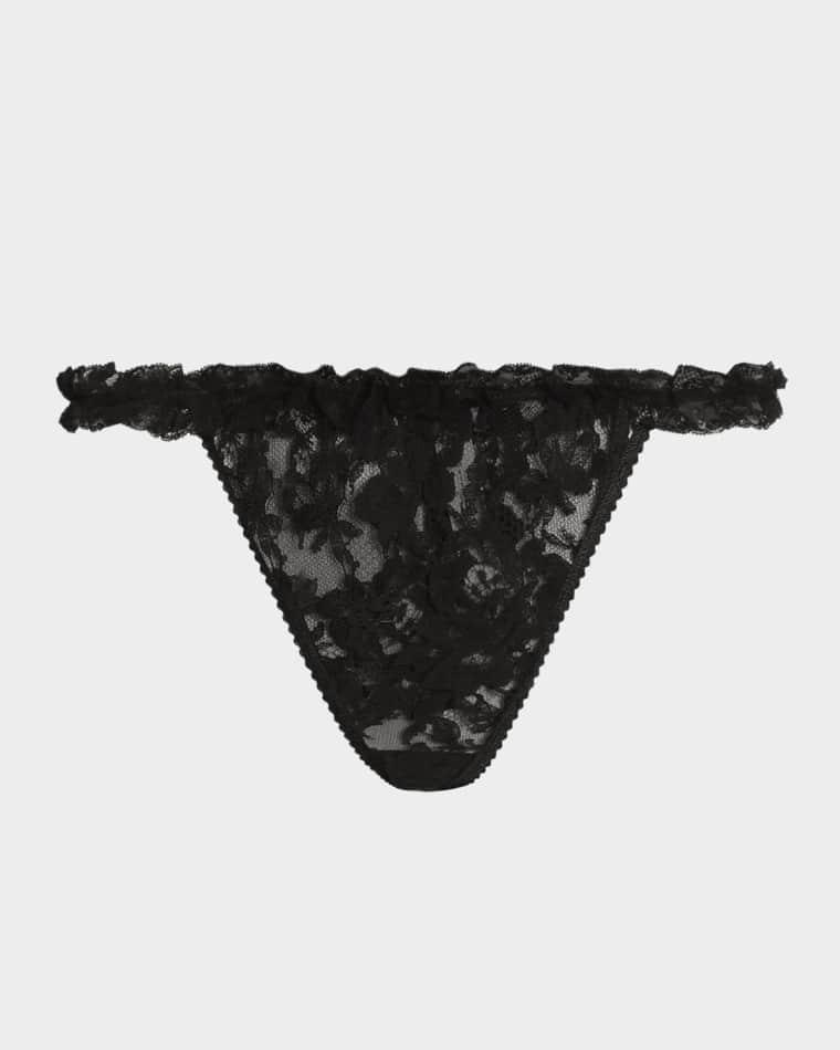 Ruffle-Trim Lace Briefs by DOLCE&GABBANA