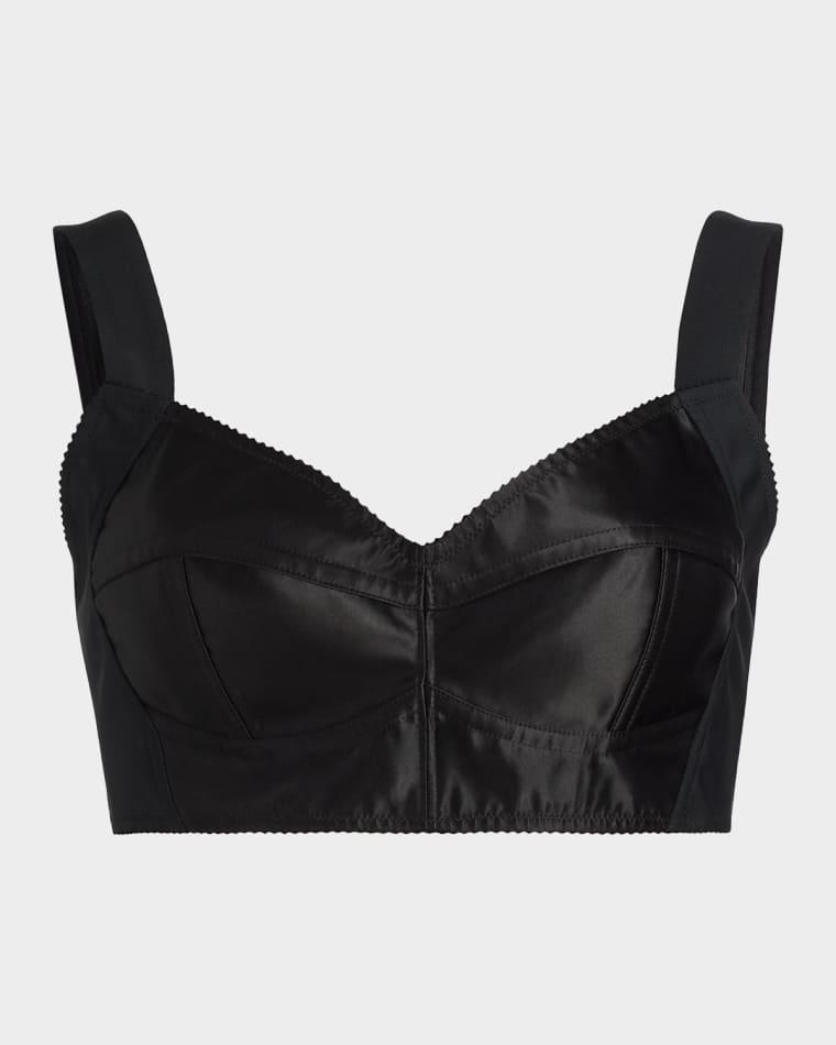 Satin Bra Top by DOLCE&GABBANA