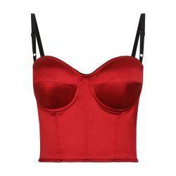 Satin corset top by DOLCE&GABBANA