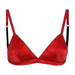 Satin triangle bra by DOLCE&GABBANA